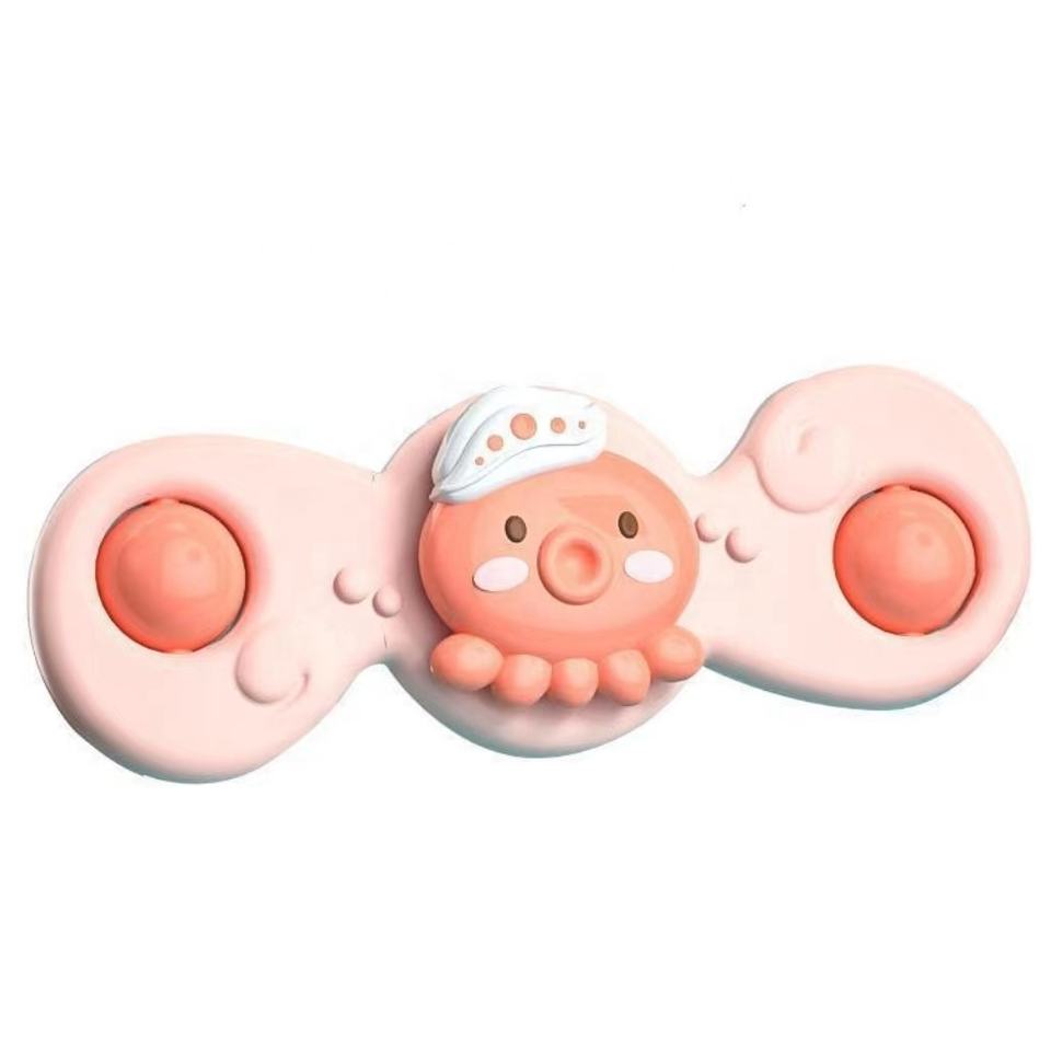 3pcs Sea Animals Baby Spinner Toys with Suction Cups - babies rattle toys, spinning toys for babies, toys for infants, spinner toys for babies, window toys, baby spinner toy, spinners for babies, suction cup toys for toddlers, spinner toys for toddlers