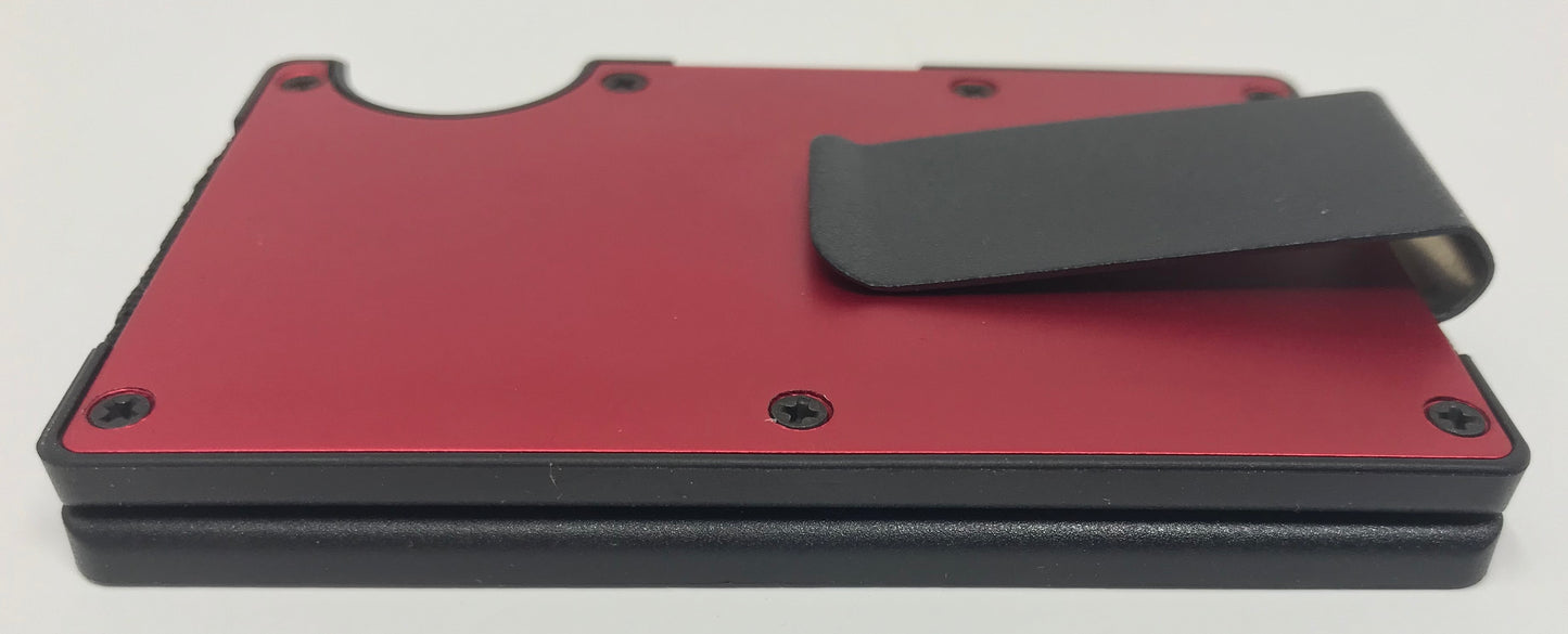 Customizable Aluminum Slim Wallet for Men with Money Clip - Laser Engraved(It holds the weight of responsibility, A symbol of trust, and reliability.)