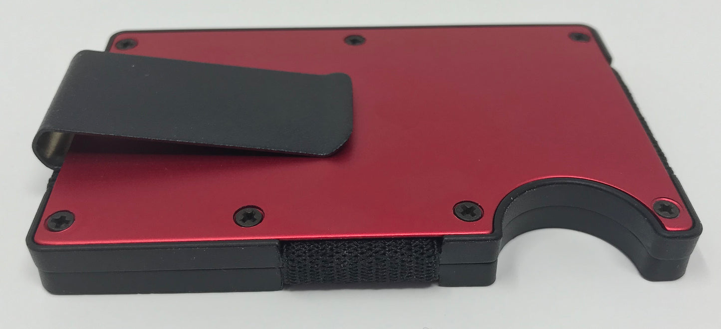 Customizable Aluminum Slim Wallet for Men with Money Clip - Laser Engraved(It holds the weight of responsibility, A symbol of trust, and reliability.)