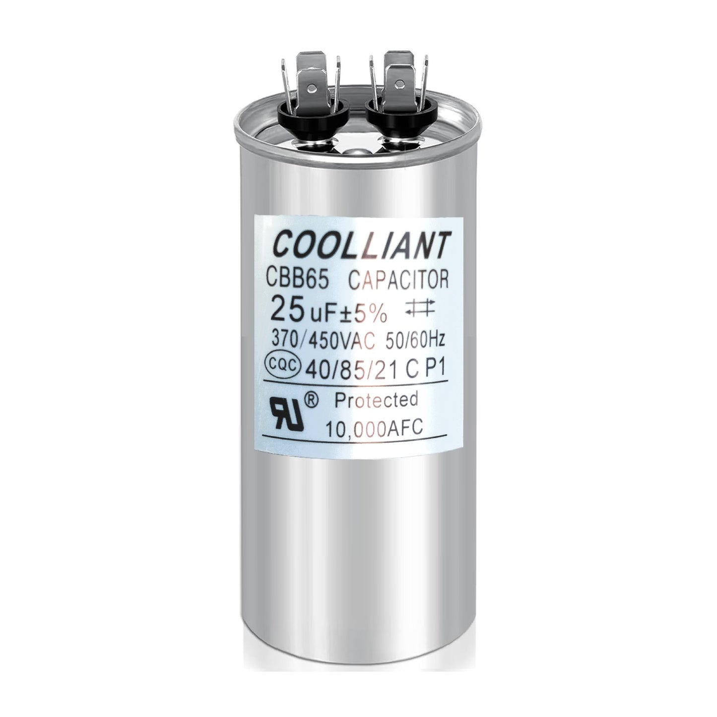 uF/MFD Round HVAC Motor Run/Start AC Capacitors - 370/440VAC/450VAC Air Conditioner Unit Capacitor(CBB65) for A/C Condenser and Compressor