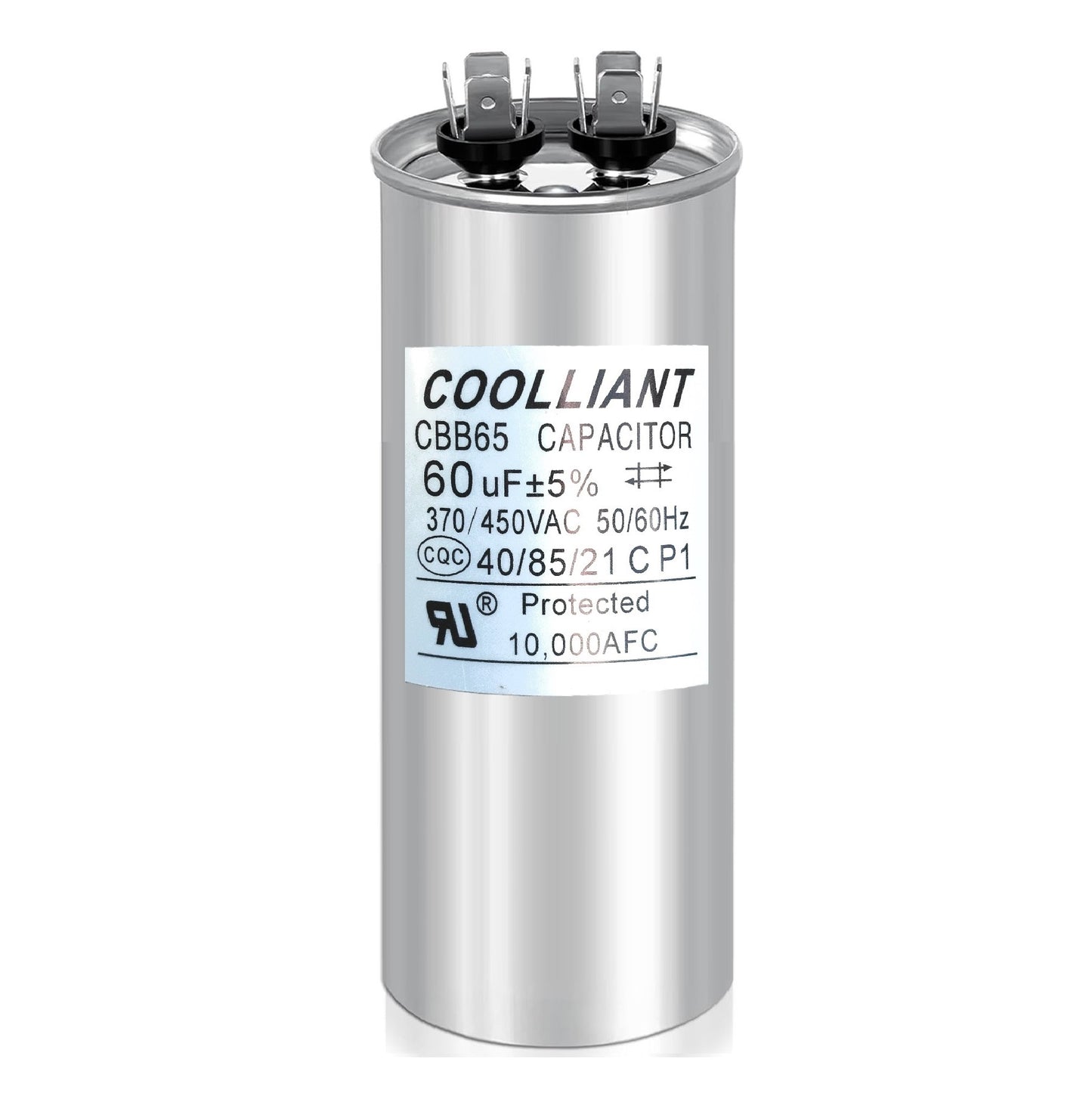uF/MFD Round HVAC Motor Run/Start AC Capacitors - 370/440VAC/450VAC Air Conditioner Unit Capacitor(CBB65) for A/C Condenser and Compressor