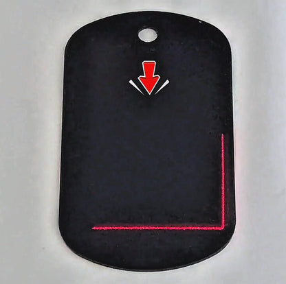 Military Style Customized German Shepherd Dog ID Tag - Name Tag for Pet Collar